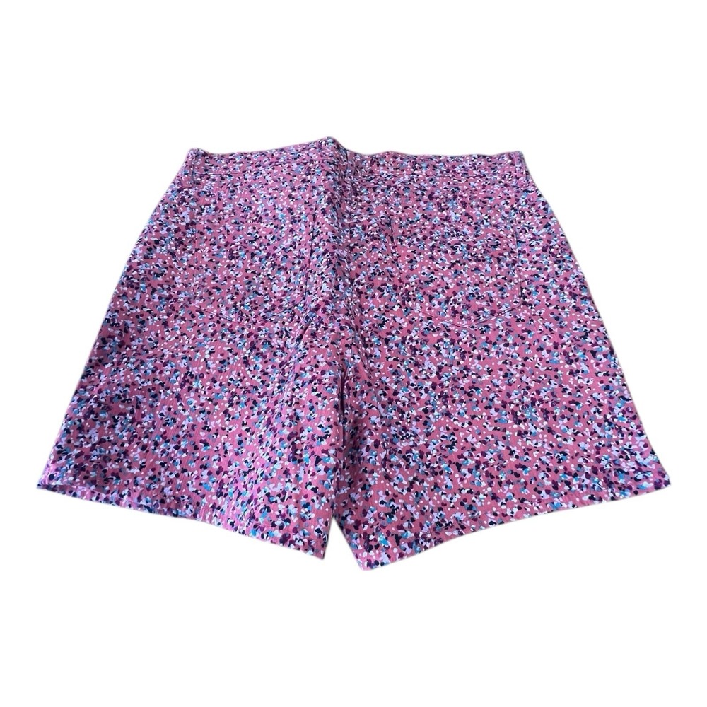 Bandolino Floral Shorts Mandie Zip And Button Front Pockets‎ Stretch Size 16 - Picture 6 of 7